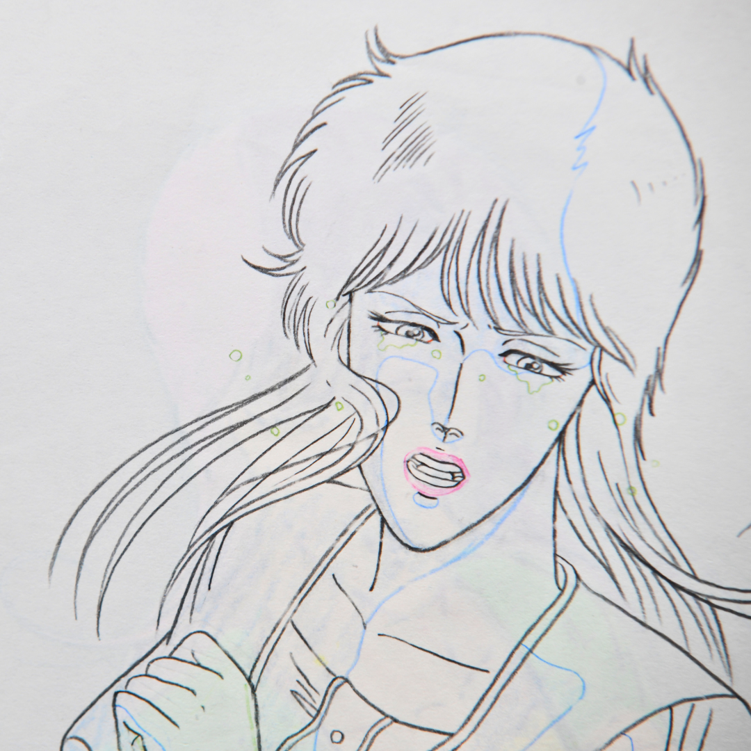 Fist of the North Star (Hokuto no Ken) – Airi in Distress – original animation production artwork – detail 9