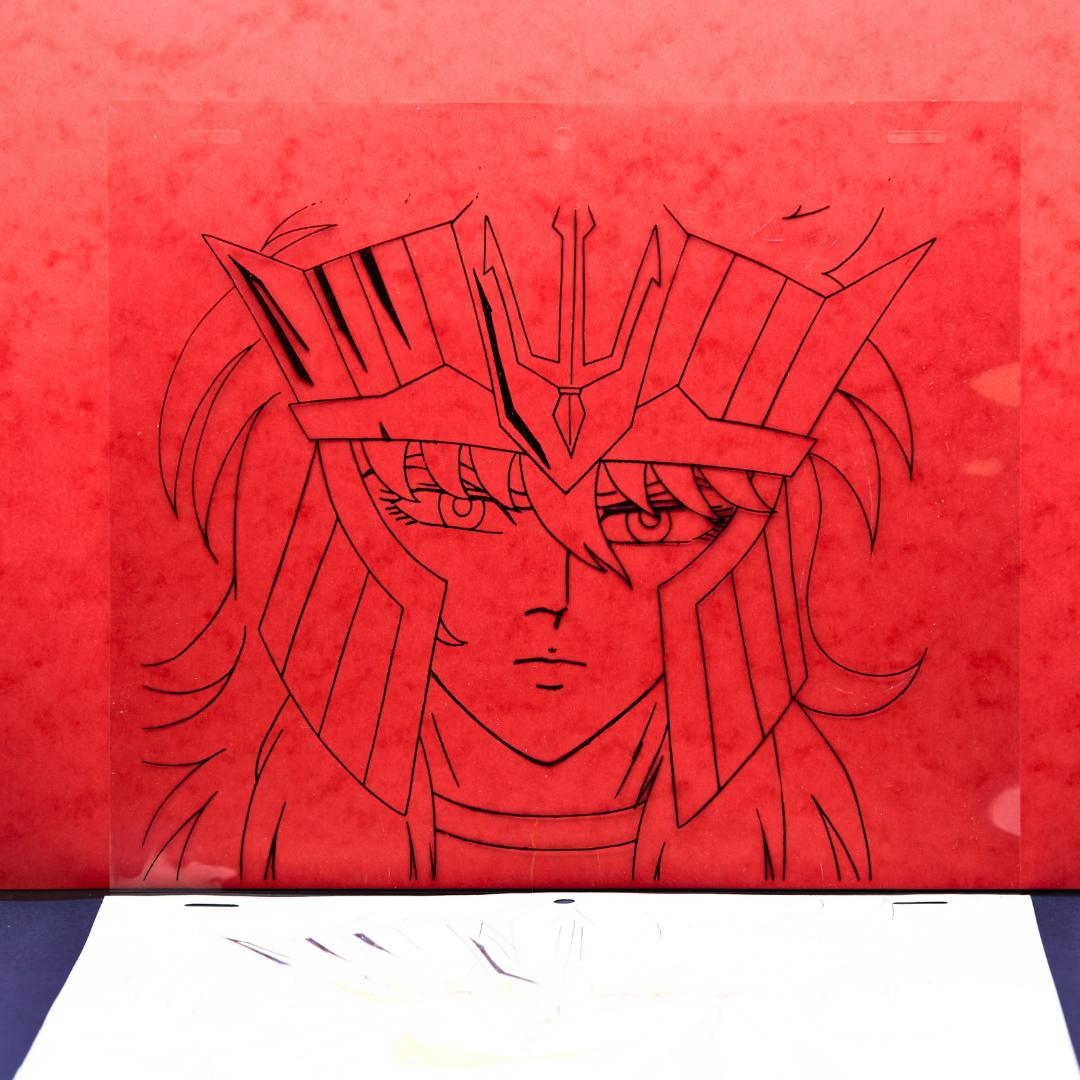 Saint Seiya – Poseidon – original animation production artwork – detail 14