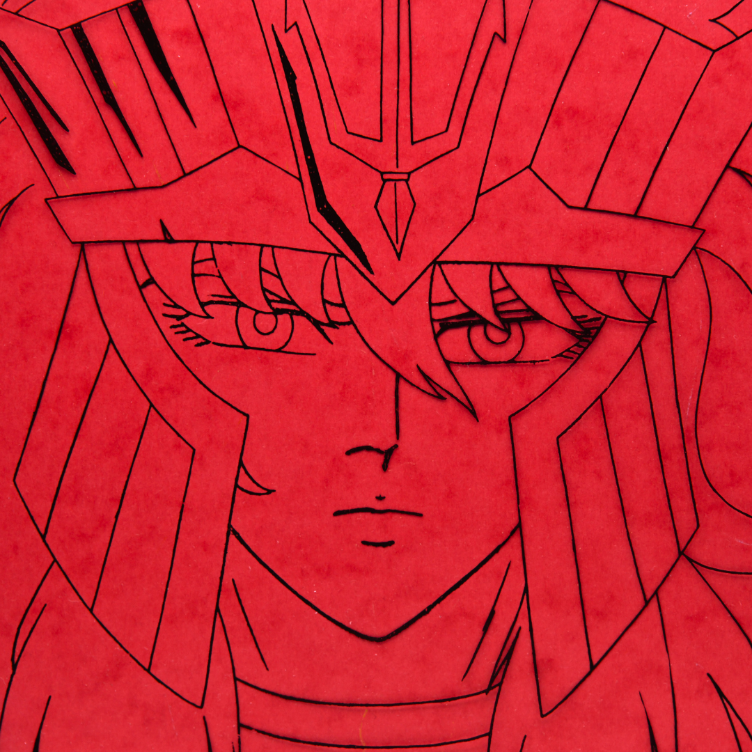 Saint Seiya – Poseidon – original animation production artwork – detail 15