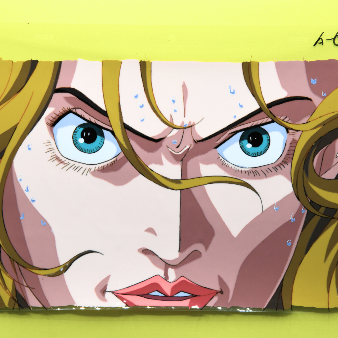 Black Jack: The Movie (1996) – Jo Carol Brane Close-Up – original animation production artwork – detail 3