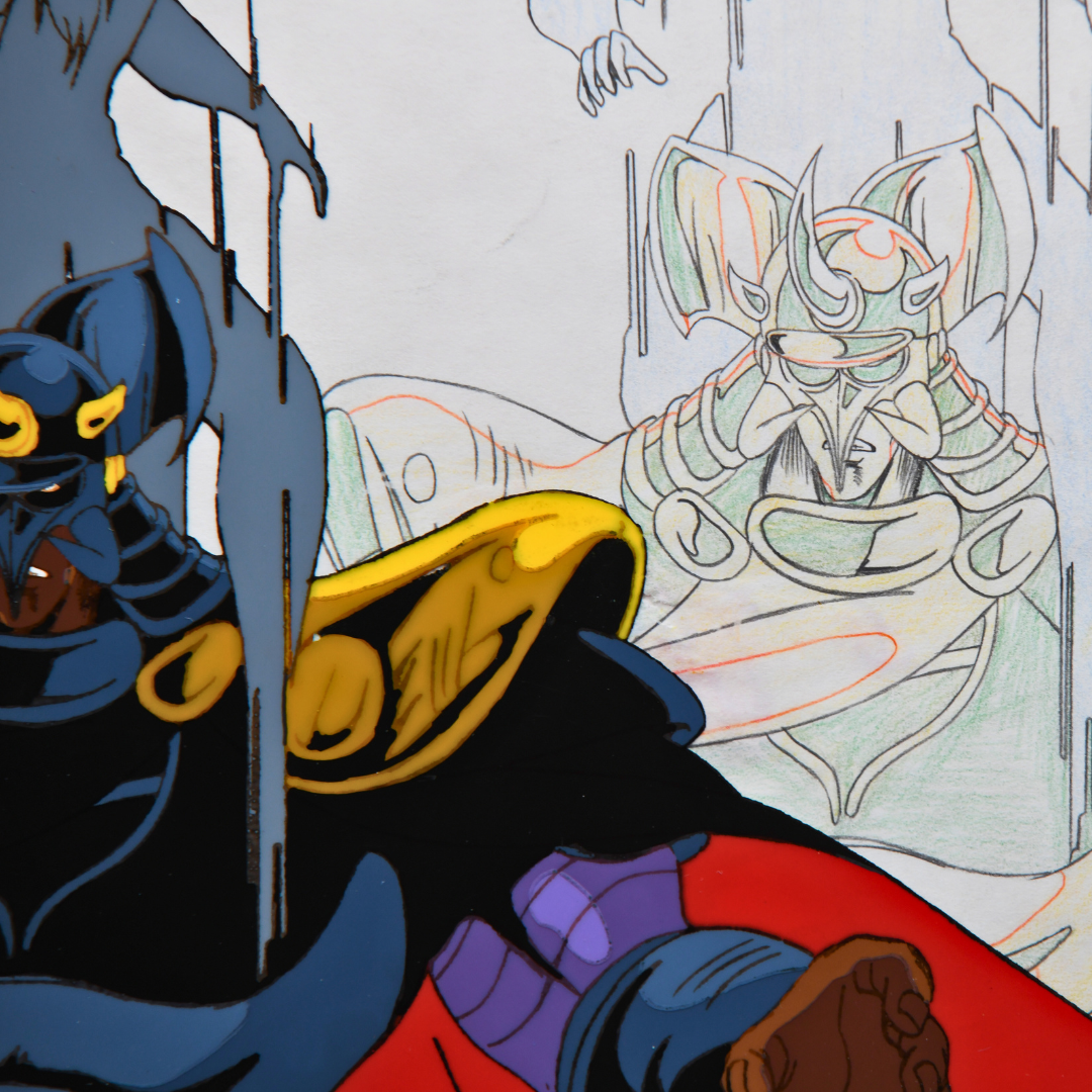 Fist of the North Star (Hokuto no Ken) – Kaioh Attacked by Shachi – original animation production artwork – detail 7