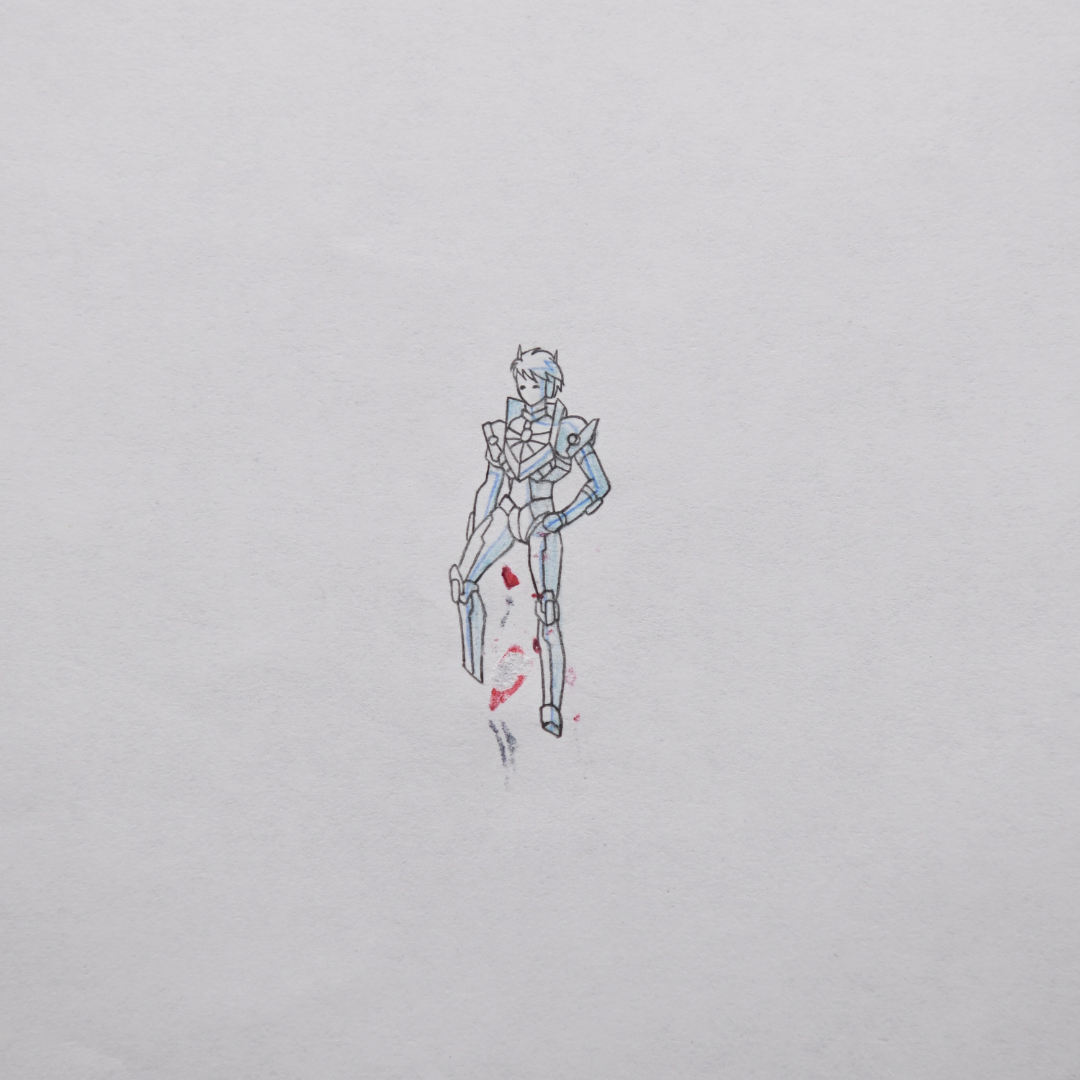 Legend of Lemnear – Lemnear Portrait – original animation production artwork – detail 7