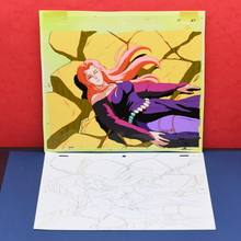 Load image into Gallery viewer, Fist of the North Star - Tetsuo Hara - Yuria Unconscious - Original Animation Cel with Douga