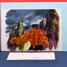 Load image into Gallery viewer, Fist of the North Star - Raoh about to die - Original Animation Cel and Douga and copie BG