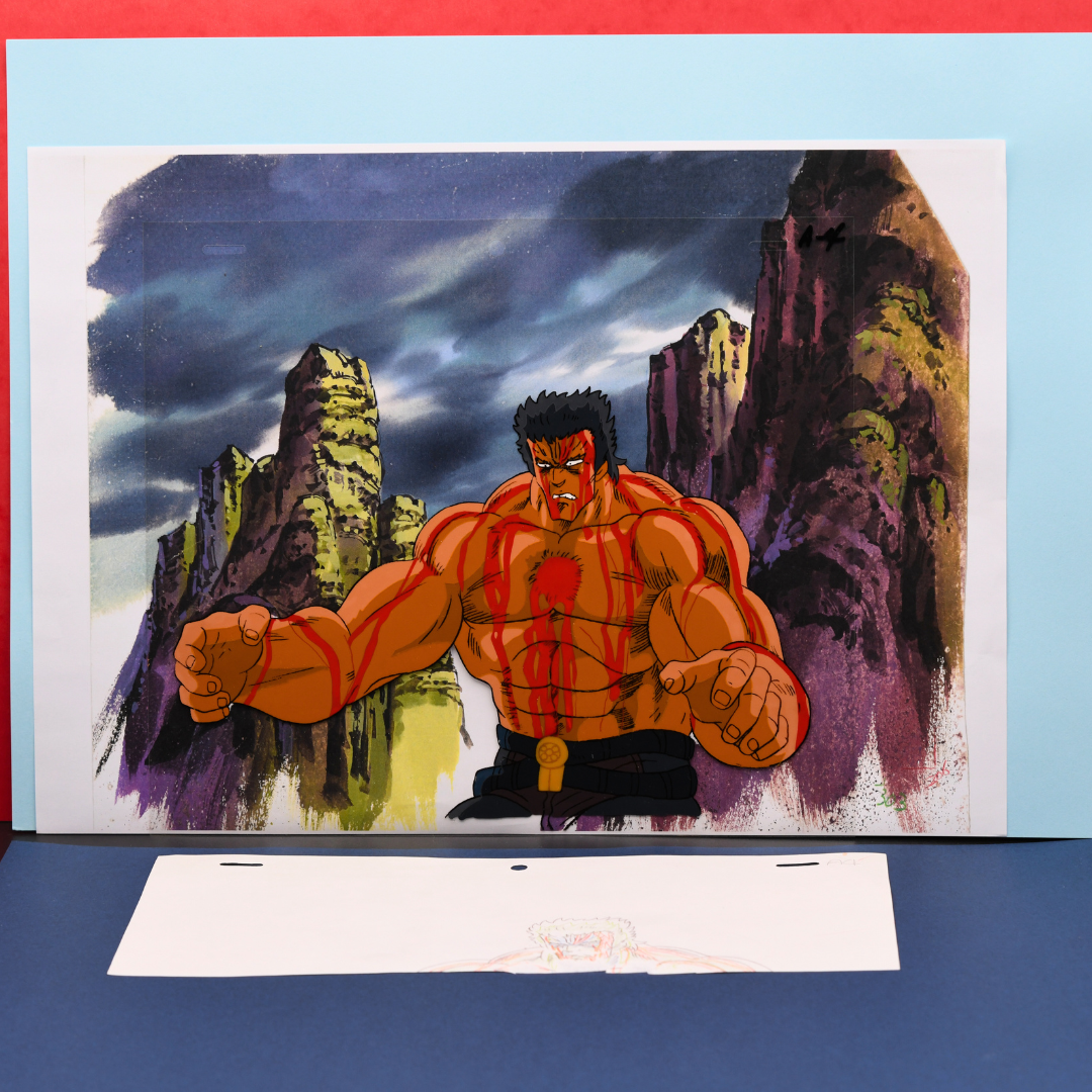 Fist of the North Star (Hokuto no Ken) – Raoh About to Die – original animation production artwork – detail 5