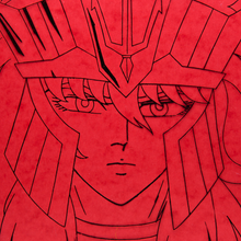 Load image into Gallery viewer, Saint Seiya - Poseidon - Original Anime Production Cel, Douga, and Background ep. 113