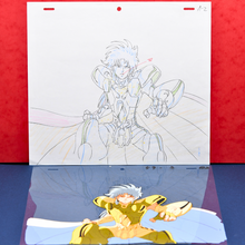 Load image into Gallery viewer, Saint Seiya - Saga Gemini Saint - Original Anime Production Cel and Douga ep. 72