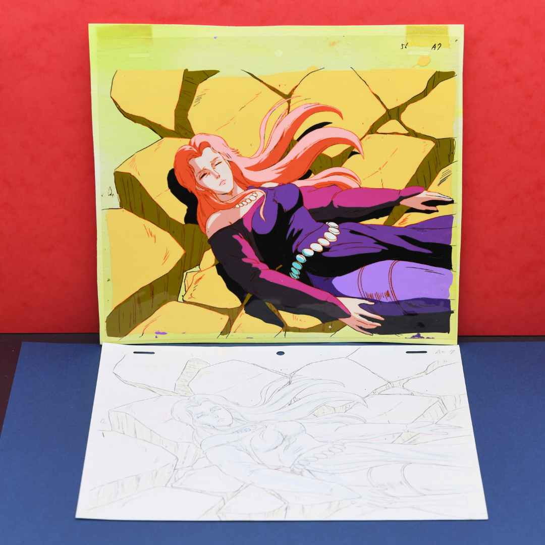 Fist of the North Star (Hokuto no Ken) – Yuria Unconscious – original animation production artwork – detail 9