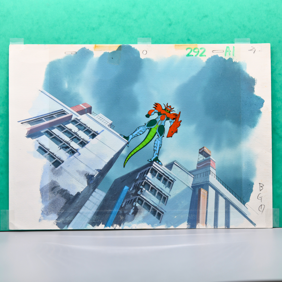 Jūshin Liger – Dragon Kingdom Dorga – original animation production artwork – detail 3