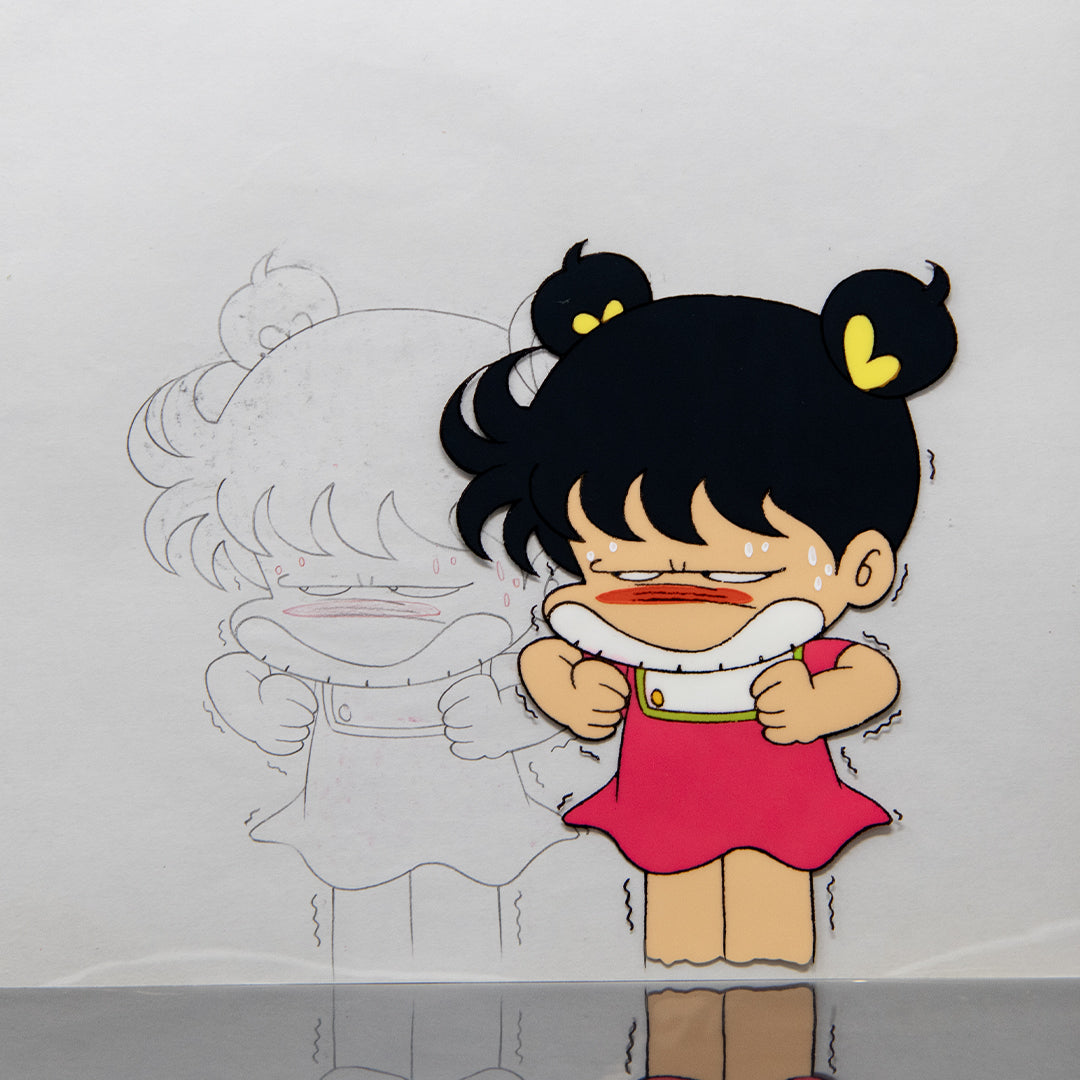 Asari-chan – Asari Losing It – original animation production artwork