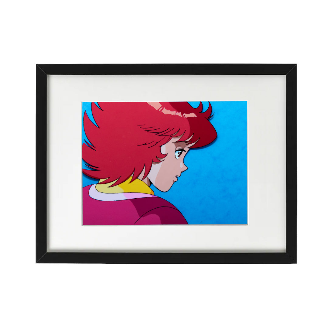 Blue Sonnet – Lan Komatsuzaki Portrait – original animation production artwork – detail 4