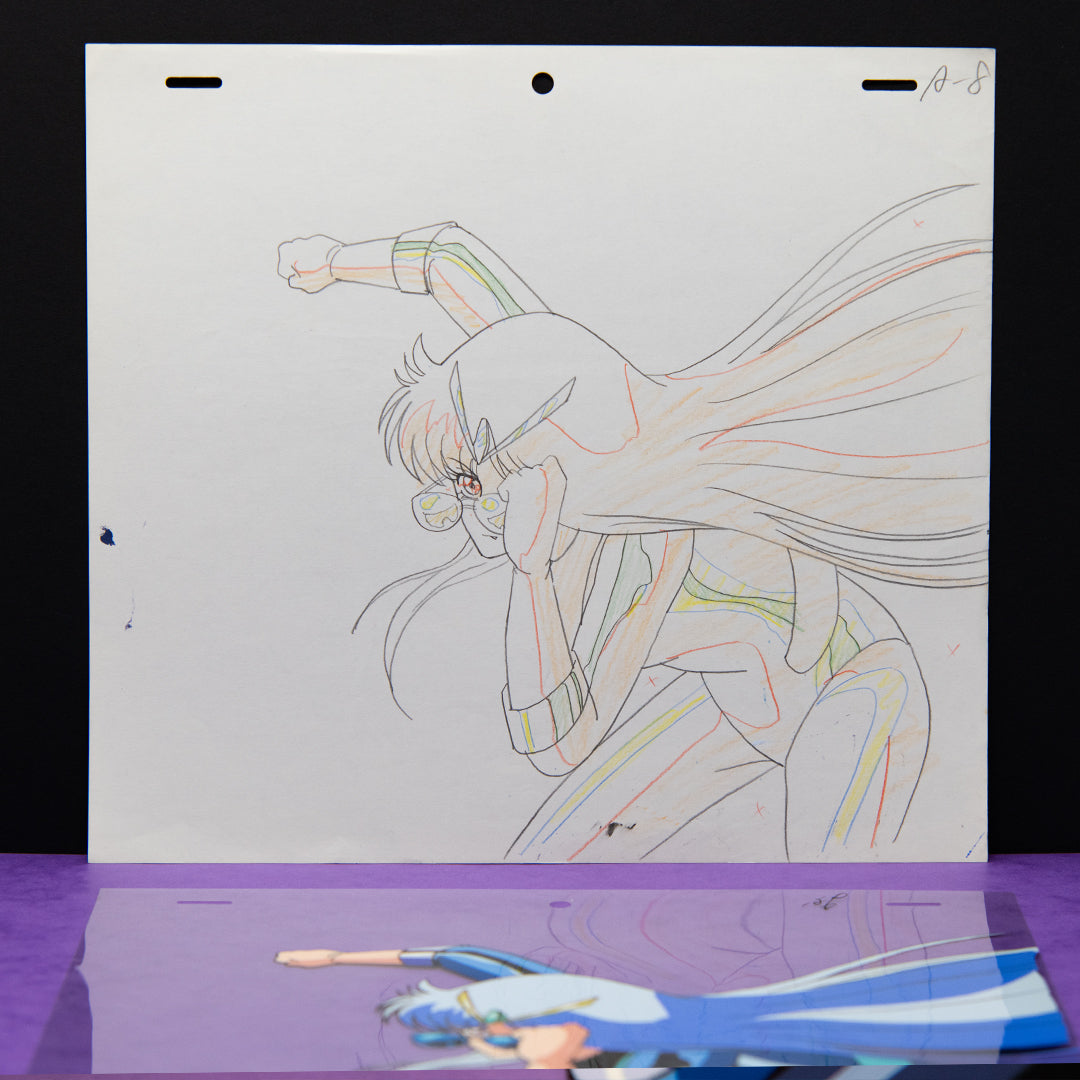 Blue Sonnet – Barge Sonnet (Episode 1) – original animation production artwork – detail 2
