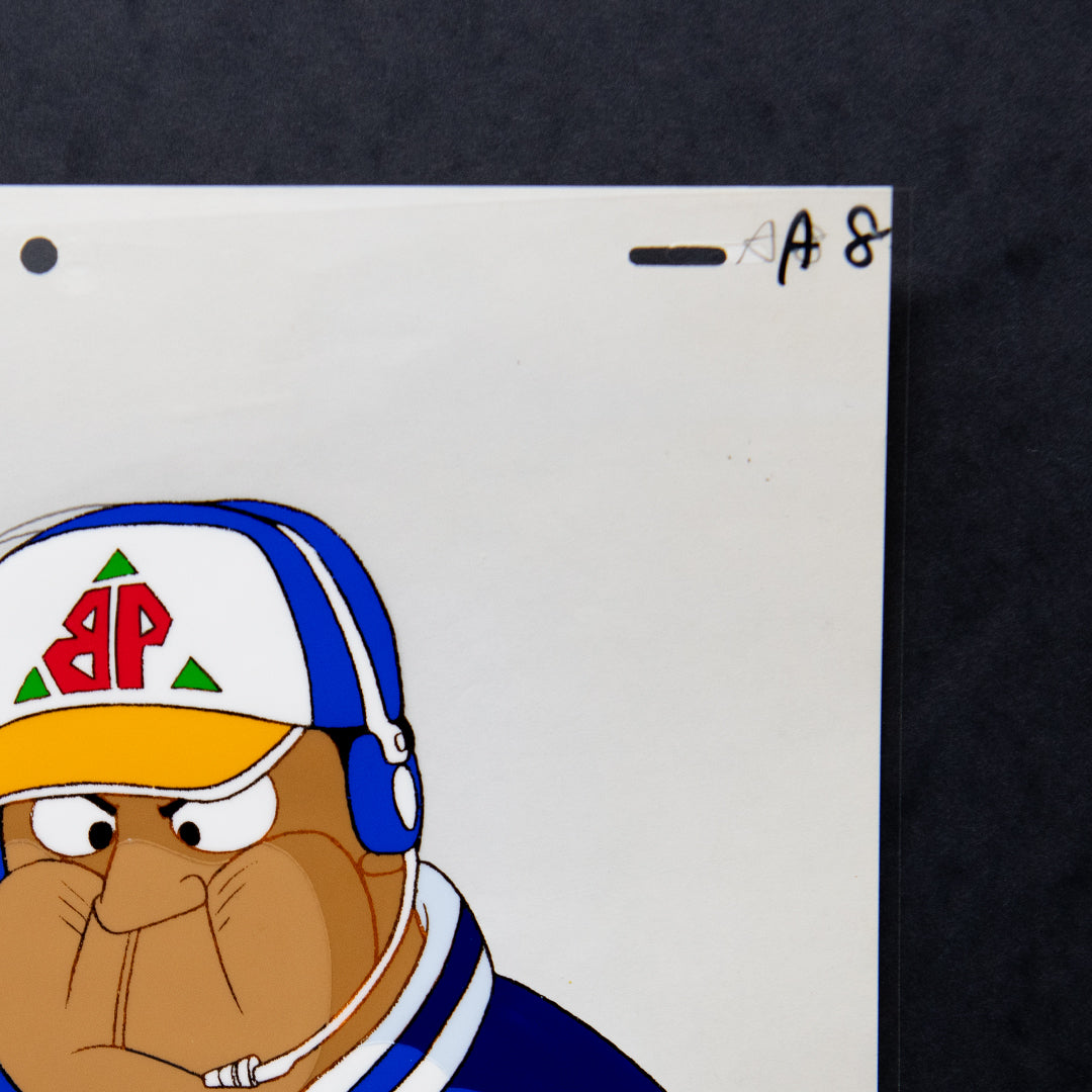 Battle Ball – Go-Q-Choji Ikkiman, The Coach – original animation production artwork – detail 3