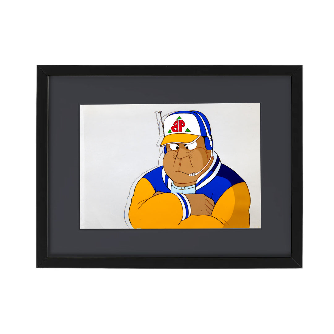 Battle Ball – Go-Q-Choji Ikkiman, The Coach – original animation production artwork – detail 4