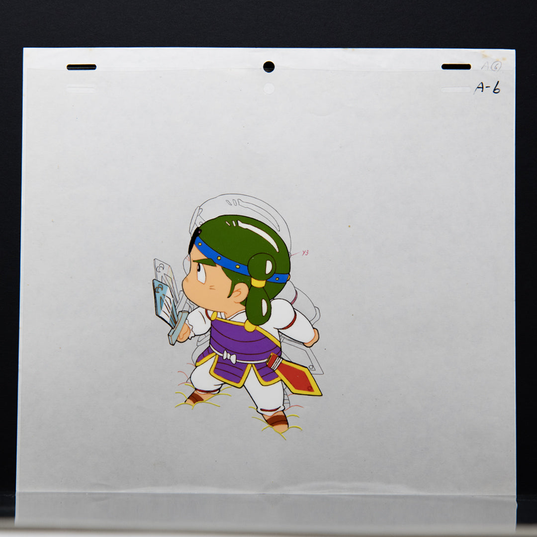 Bikkuriman – Bikkuriman with Sword – original animation production artwork – detail 3