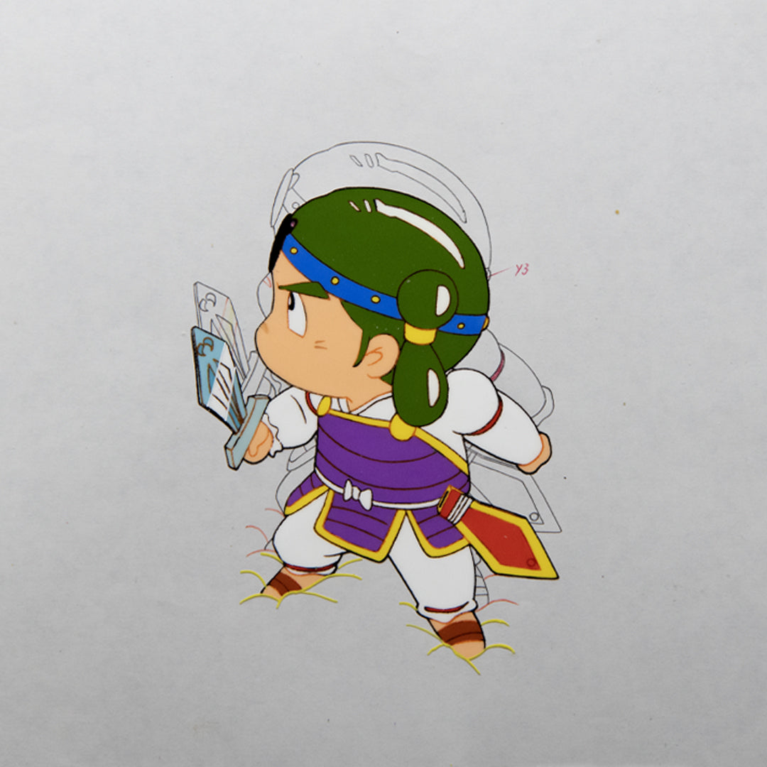 Bikkuriman – Bikkuriman with Sword – original animation production artwork – detail 6