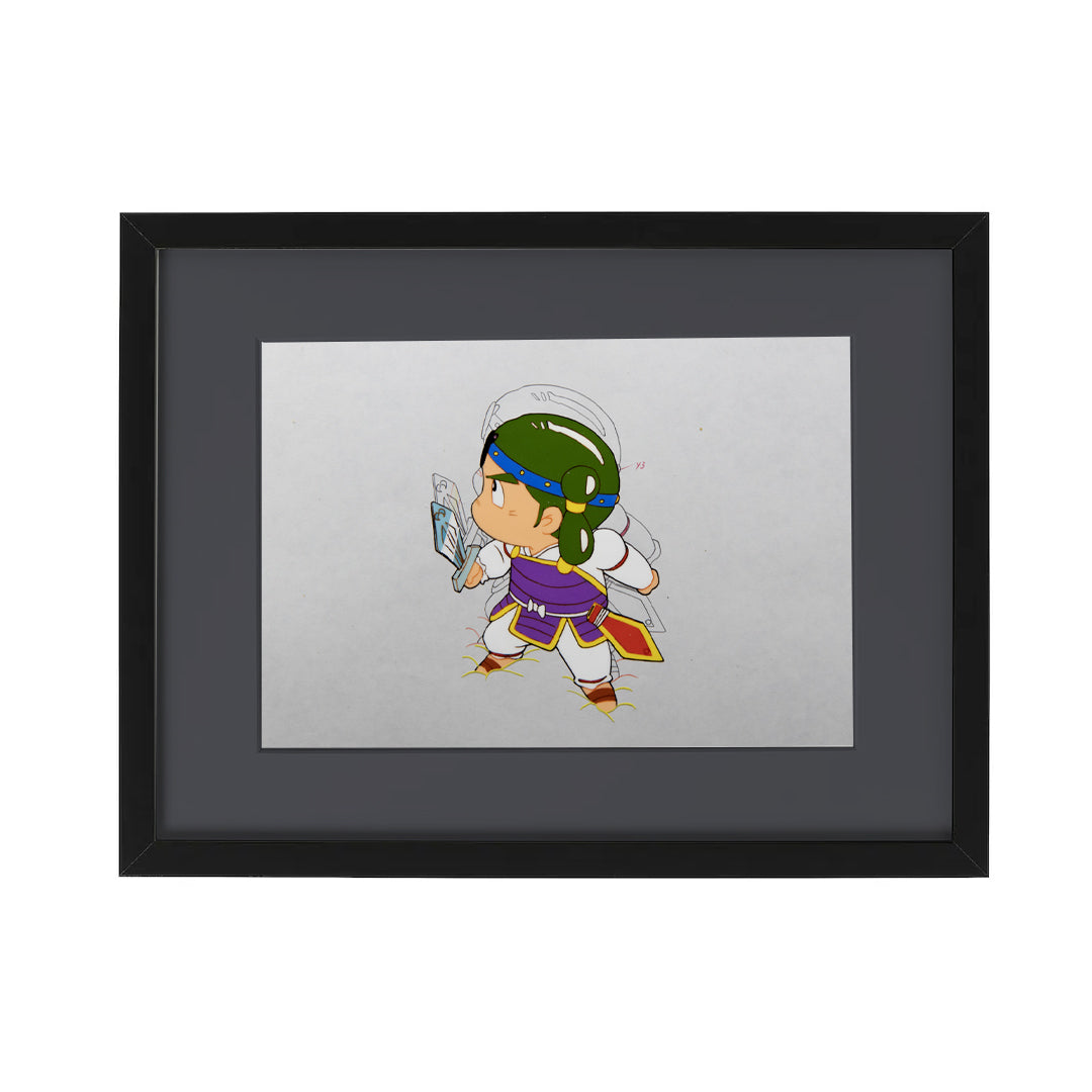 Bikkuriman – Bikkuriman with Sword – original animation production artwork – detail 2