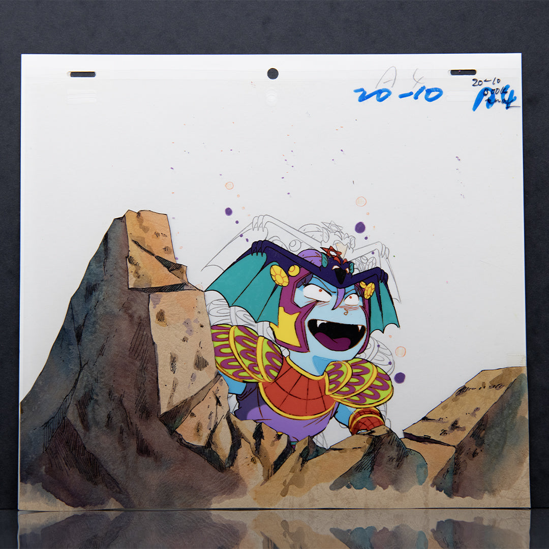 Bikkuriman – Devilman Behind Stone – original animation production artwork – detail 2
