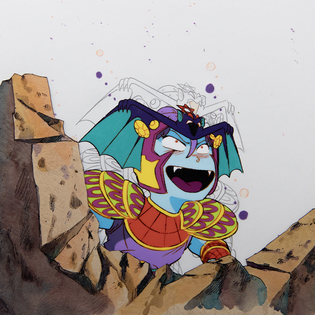 Bikkuriman – Devilman Behind Stone – original animation production artwork