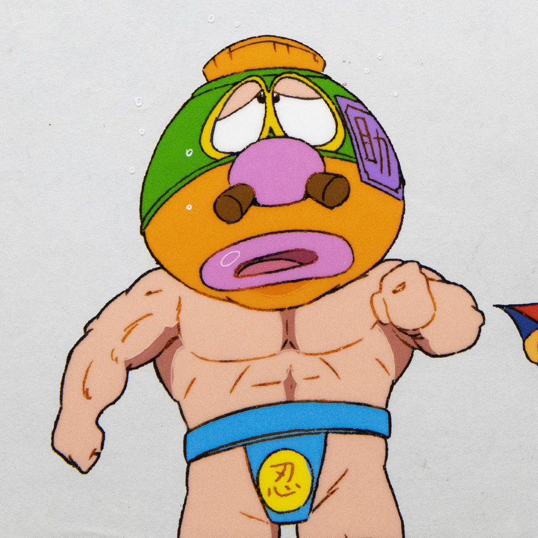 Bikkuriman – Funny Pair – original animation production artwork – detail 3