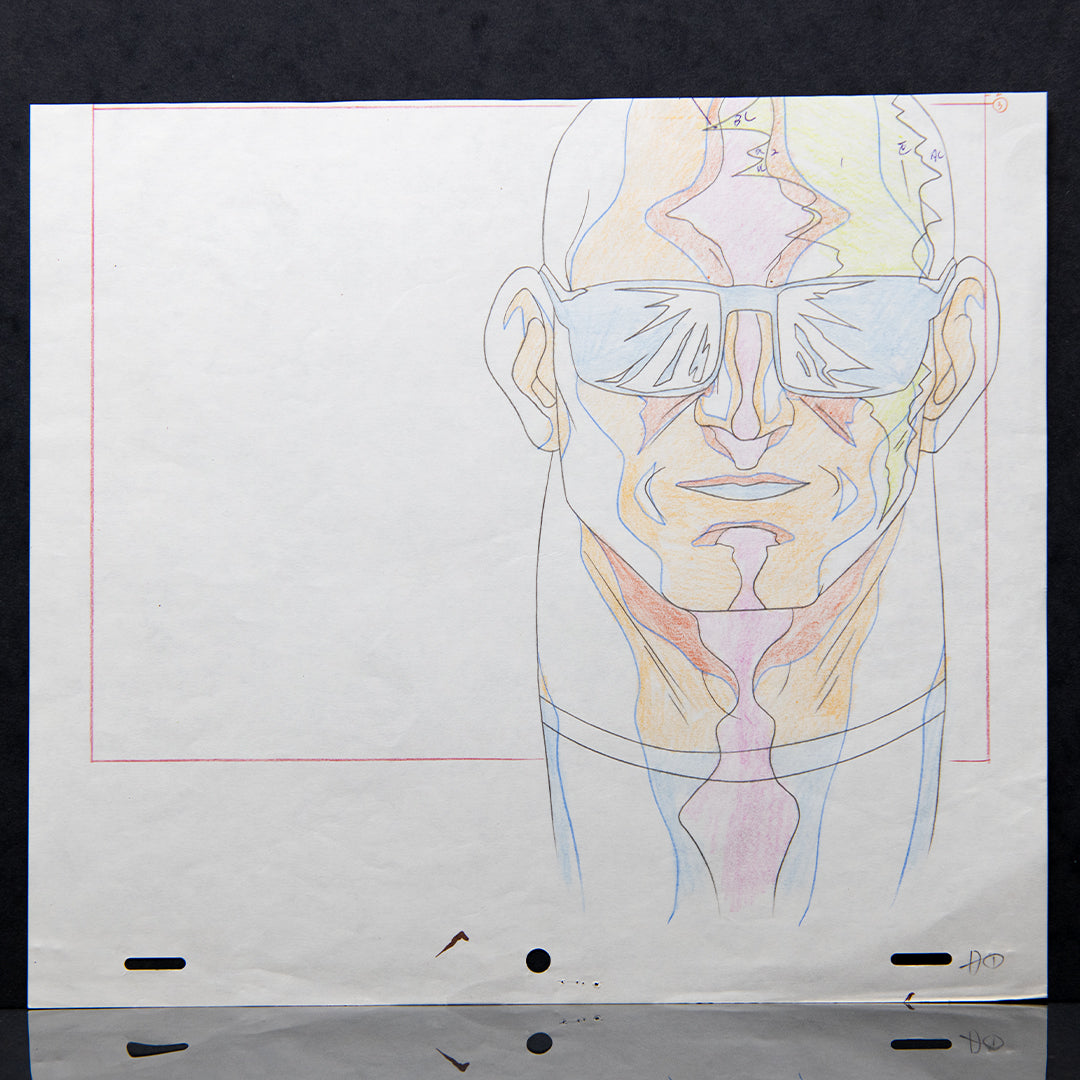 Charge! Papparatai – Bold Gangster – original animation production artwork – detail 7