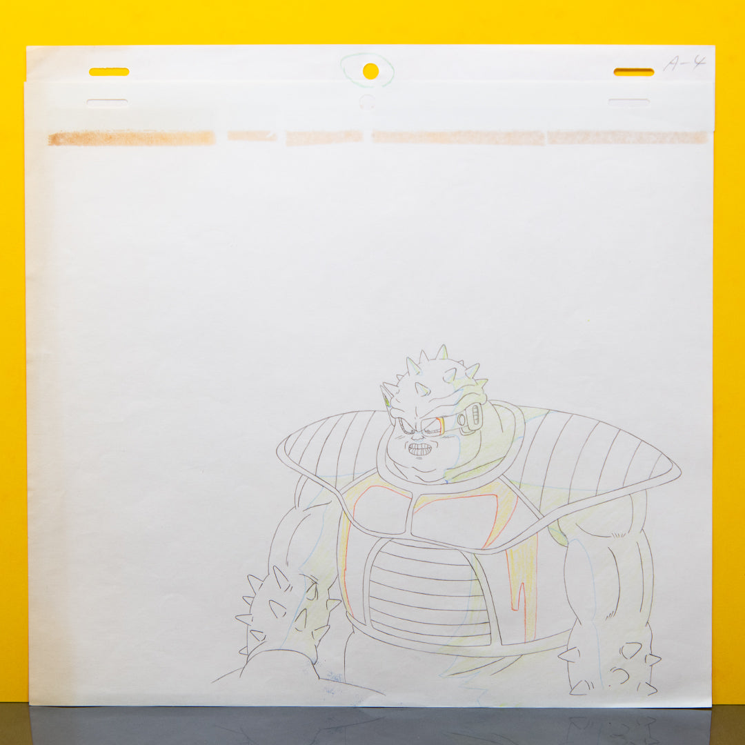 Dragon Ball Z – Dodoria – original animation production artwork – detail 5