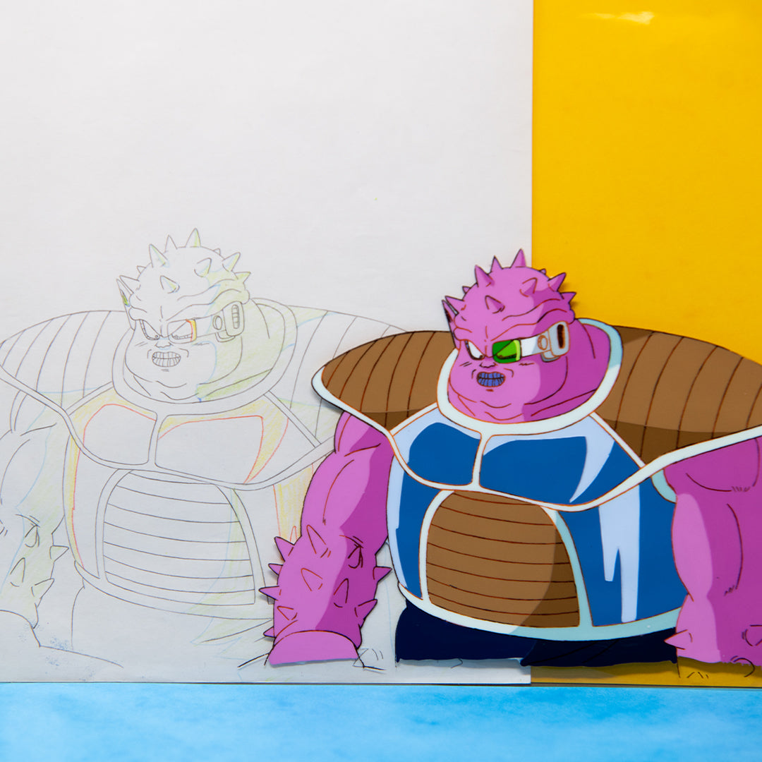 Dragon Ball Z – Dodoria – original animation production artwork – detail 2