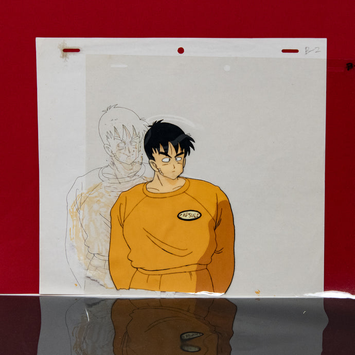 Dragon Ball Z - Yamcha  - Akira Toriyama - Original Hand Painted Production cel + Douga