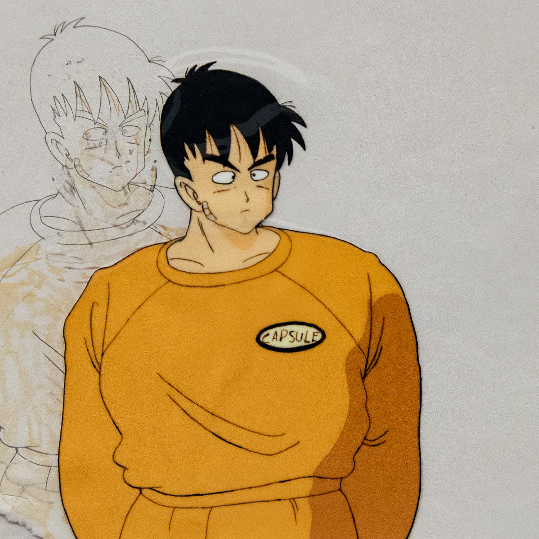 Dragon Ball Z – Yamcha – original animation production artwork – detail 2