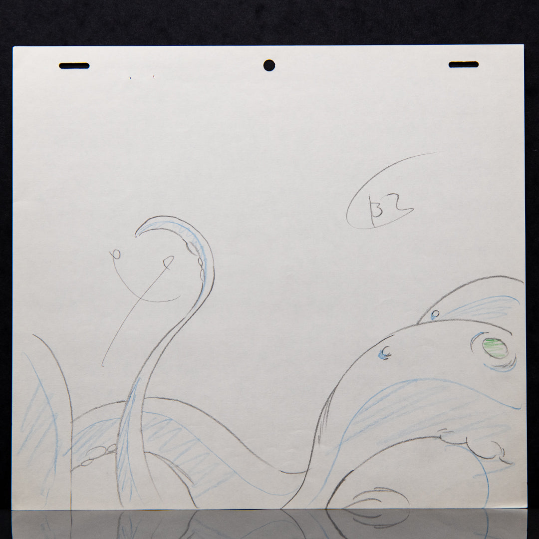 Devilman OVA – Original Production Douga Set (18 Drawings) – original animation production artwork – detail 14