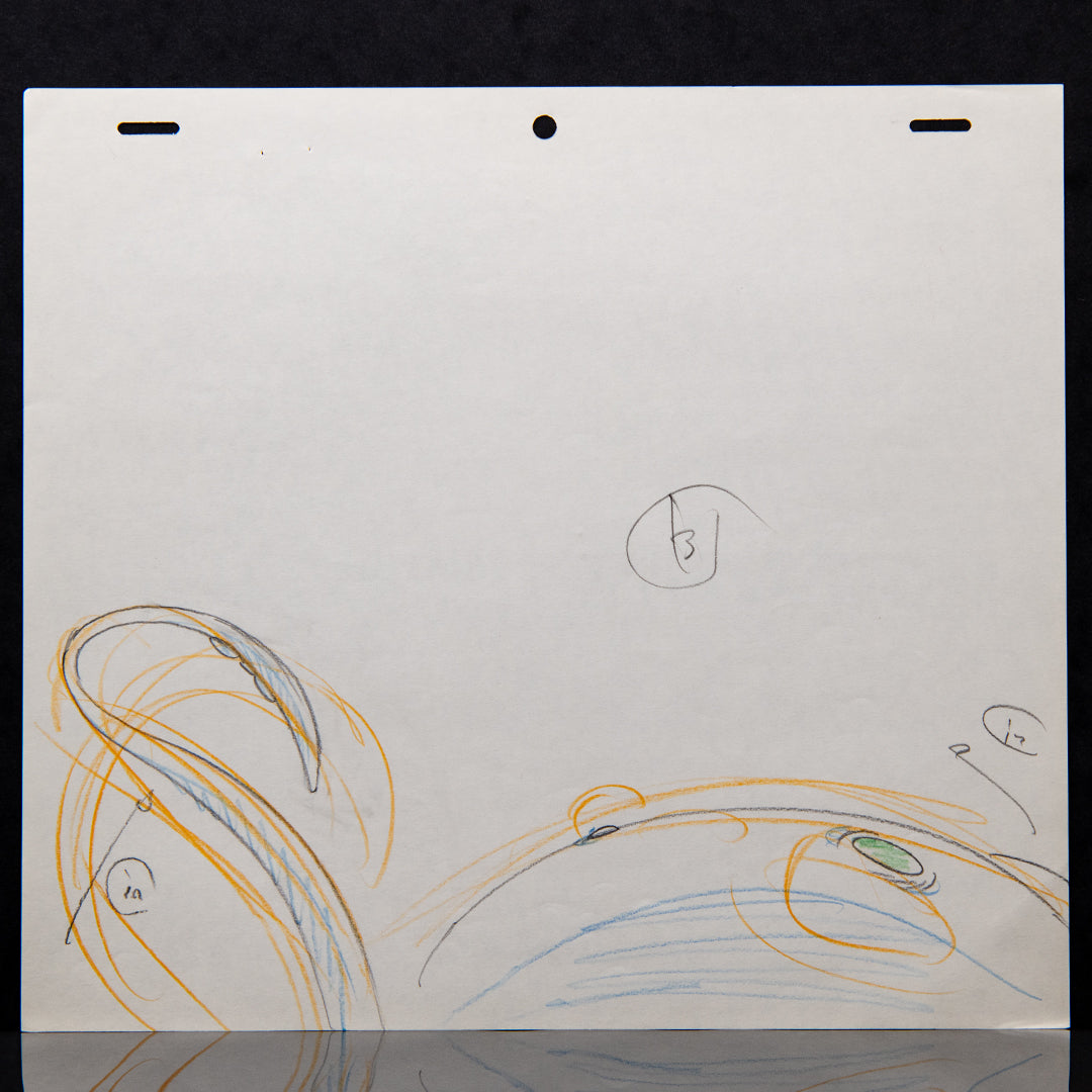 Devilman OVA – Original Production Douga Set (18 Drawings) – original animation production artwork – detail 16