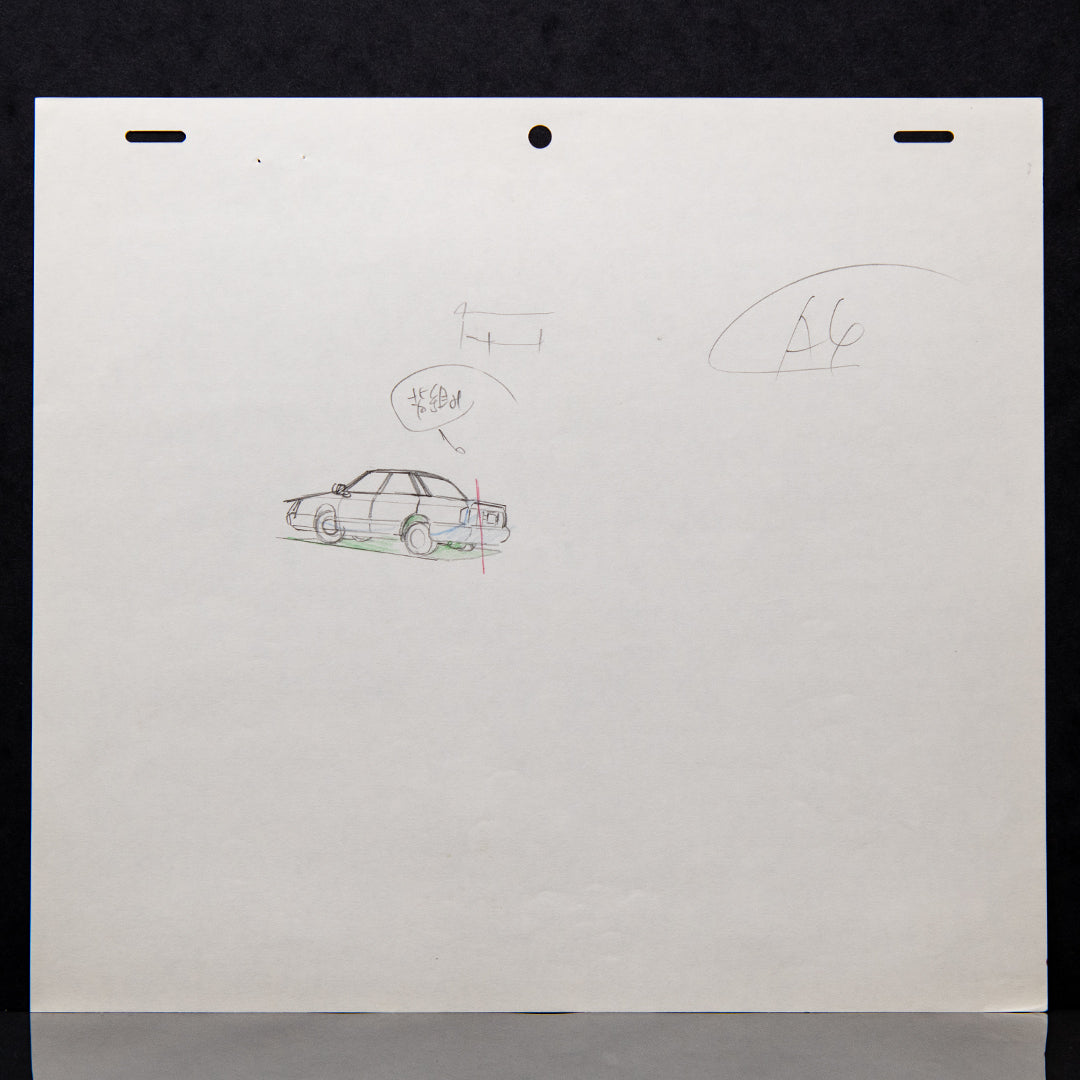 Devilman OVA – Original Production Douga Set (18 Drawings) – original animation production artwork – detail 19