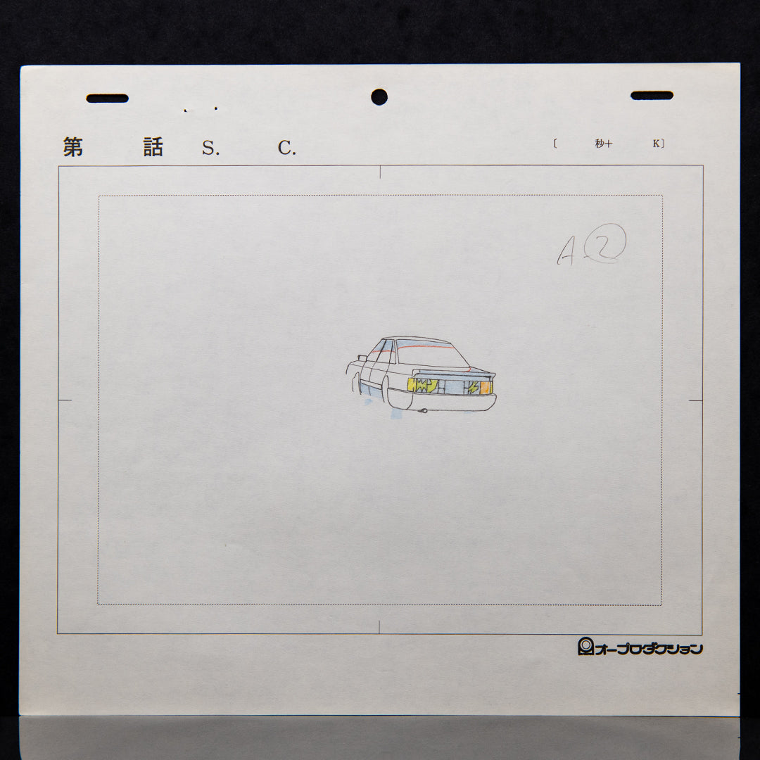 Devilman OVA – Original Production Douga Set (18 Drawings) – original animation production artwork – detail 25