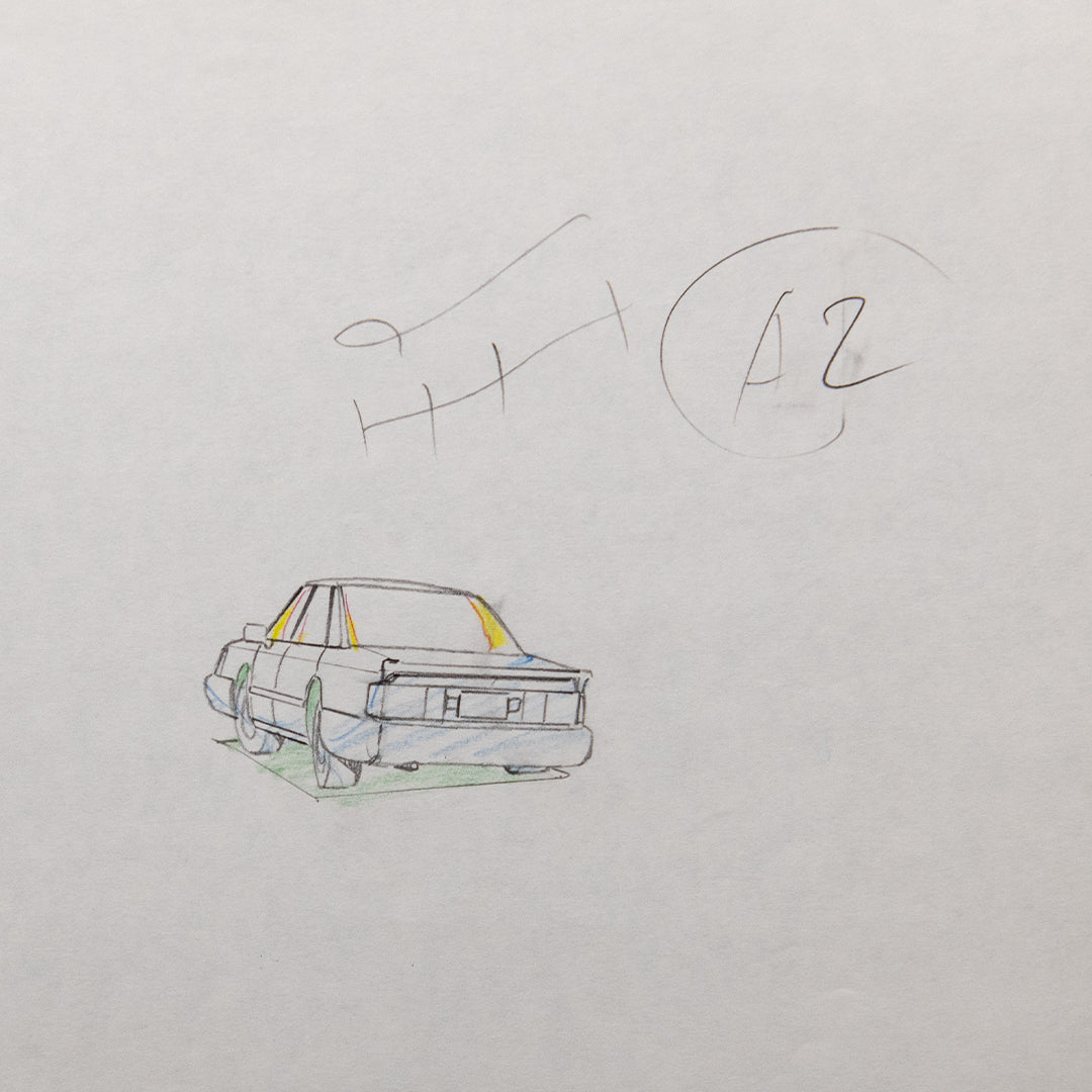 Devilman OVA – Original Production Douga Set (18 Drawings) – original animation production artwork – detail 28