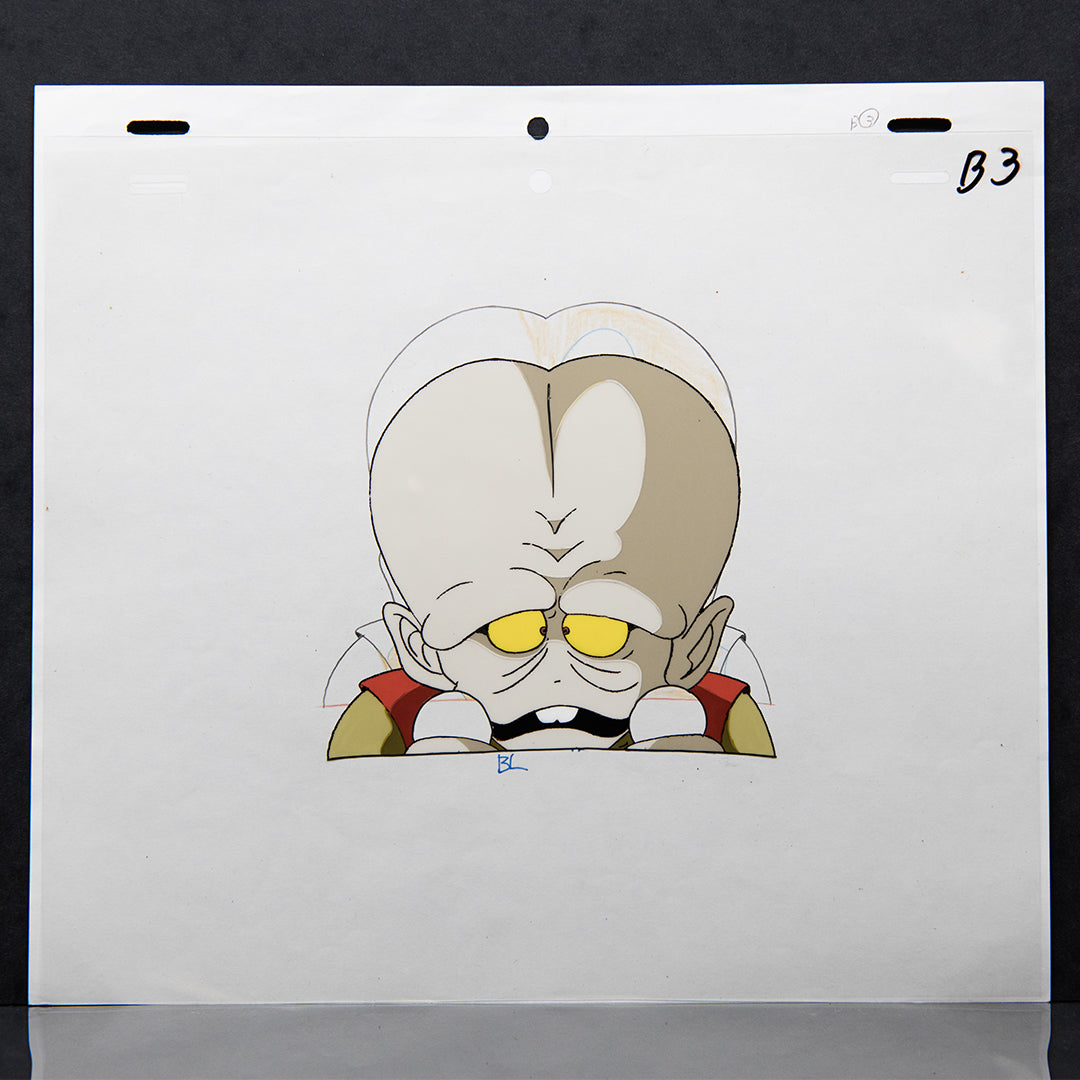 Dr. Slump – Alien Portrait – original animation production artwork – detail 5