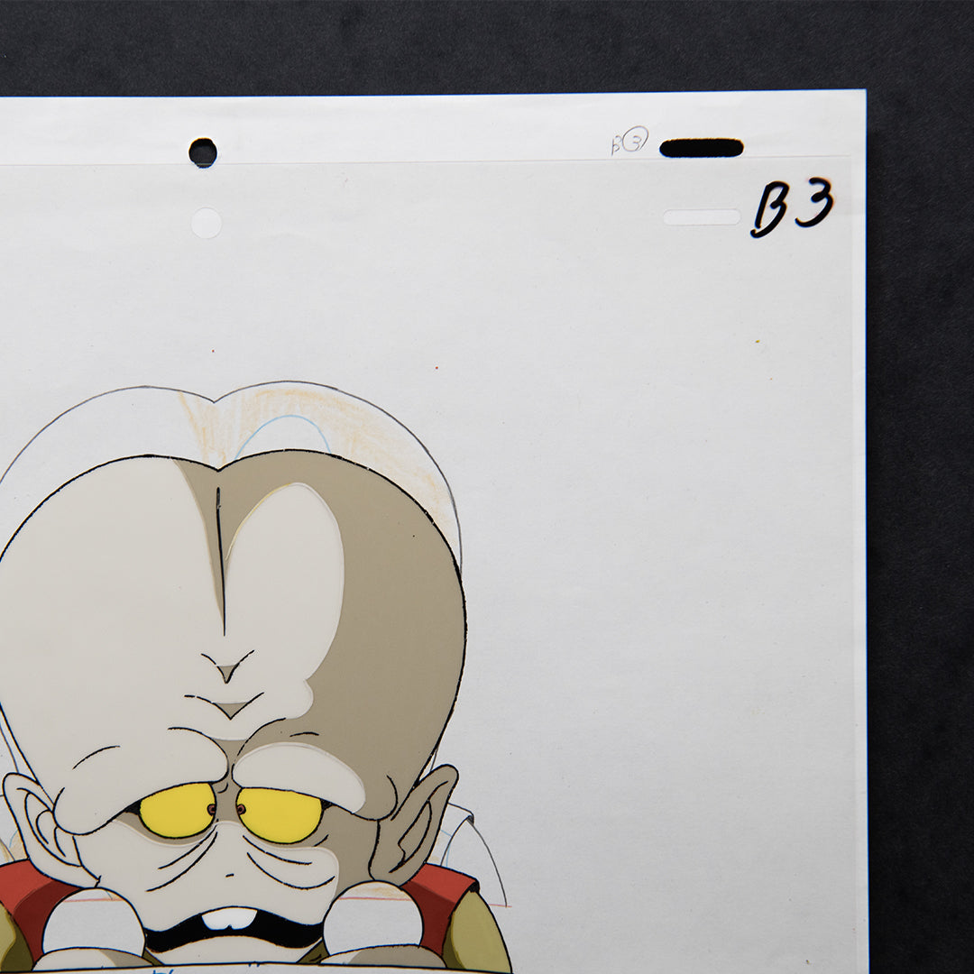 Dr. Slump – Alien Portrait – original animation production artwork – detail 3
