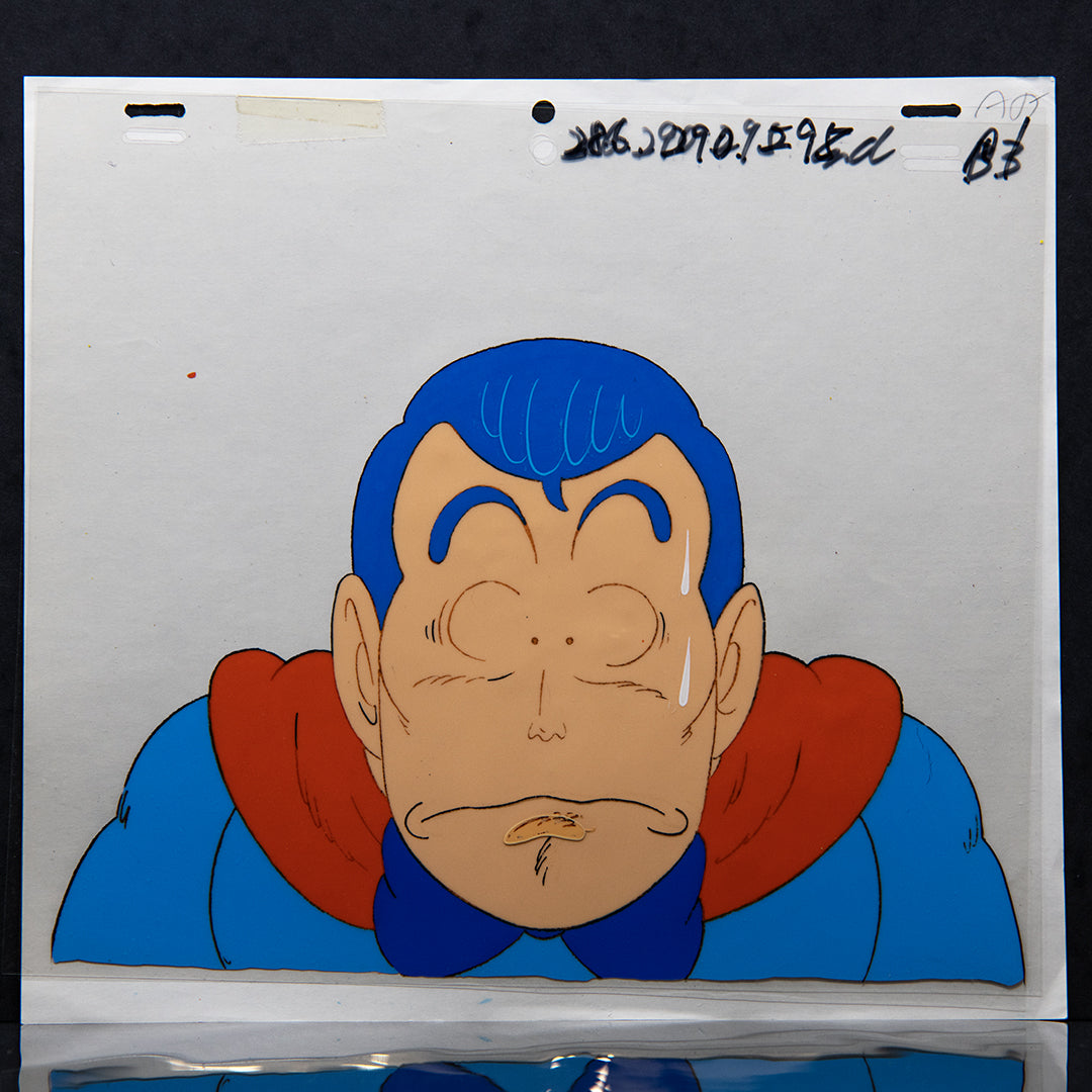 Dr. Slump – Suppaman Embarrassed – original animation production artwork – detail 2