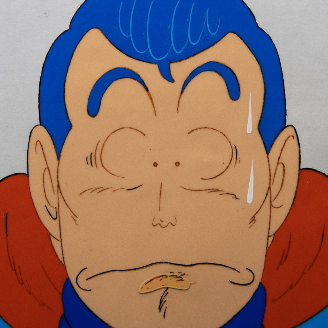 Dr. Slump – Suppaman Embarrassed – original animation production artwork – detail 3