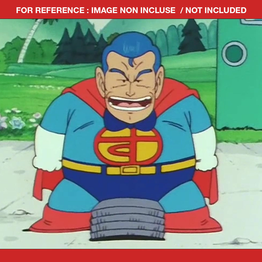 Dr. Slump – Suppaman Embarrassed – original animation production artwork – detail 6