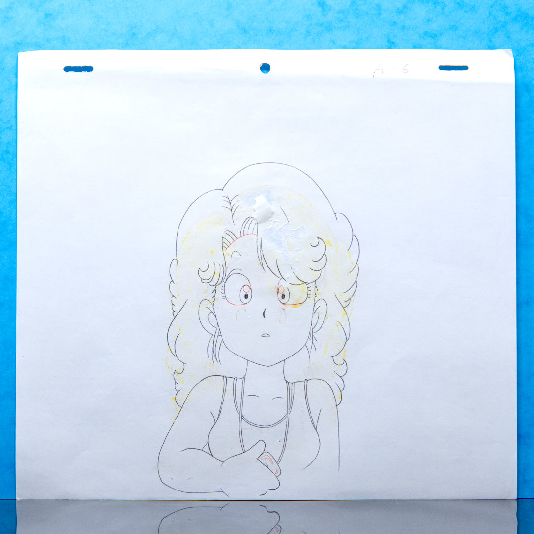 Dr. Slump – Midori Yamabuki Sport Course – original animation production artwork – detail 5