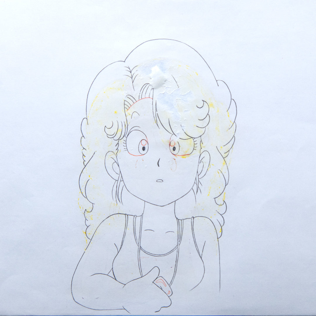 Dr. Slump – Midori Yamabuki Sport Course – original animation production artwork – detail 6