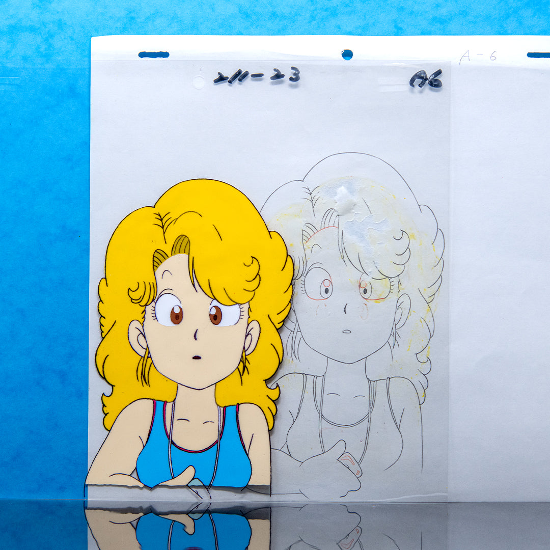 Dr. Slump – Midori Yamabuki Sport Course – original animation production artwork – detail 7