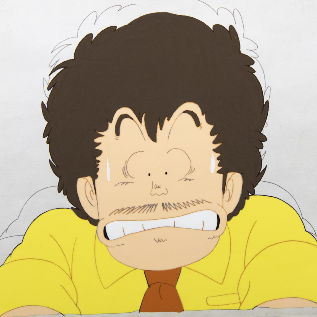 Dr Slump - Senbei Norimaki Stressed out - Akira Toriyama - Original Hand Painted Production Cel with Douga Stuck