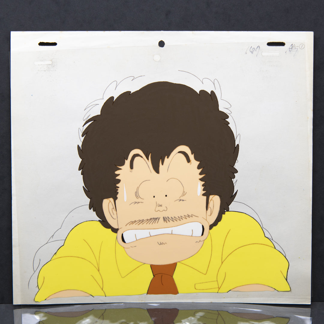 Dr Slump - Senbei Norimaki Stressed out - Akira Toriyama - Original Hand Painted Production Cel with Douga Stuck