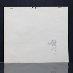 Dr Slump - Hello Arale -Akira Toriyama - Original Hand Painted Production Cel + Douga