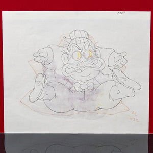 Dr Slump - Oma -Akira Toriyama - Original Hand Painted Production Cel + Douga