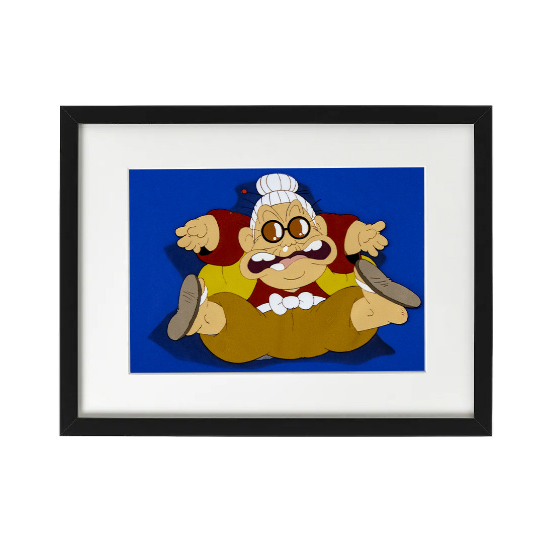 Dr. Slump – Oma – original animation production artwork – detail 5