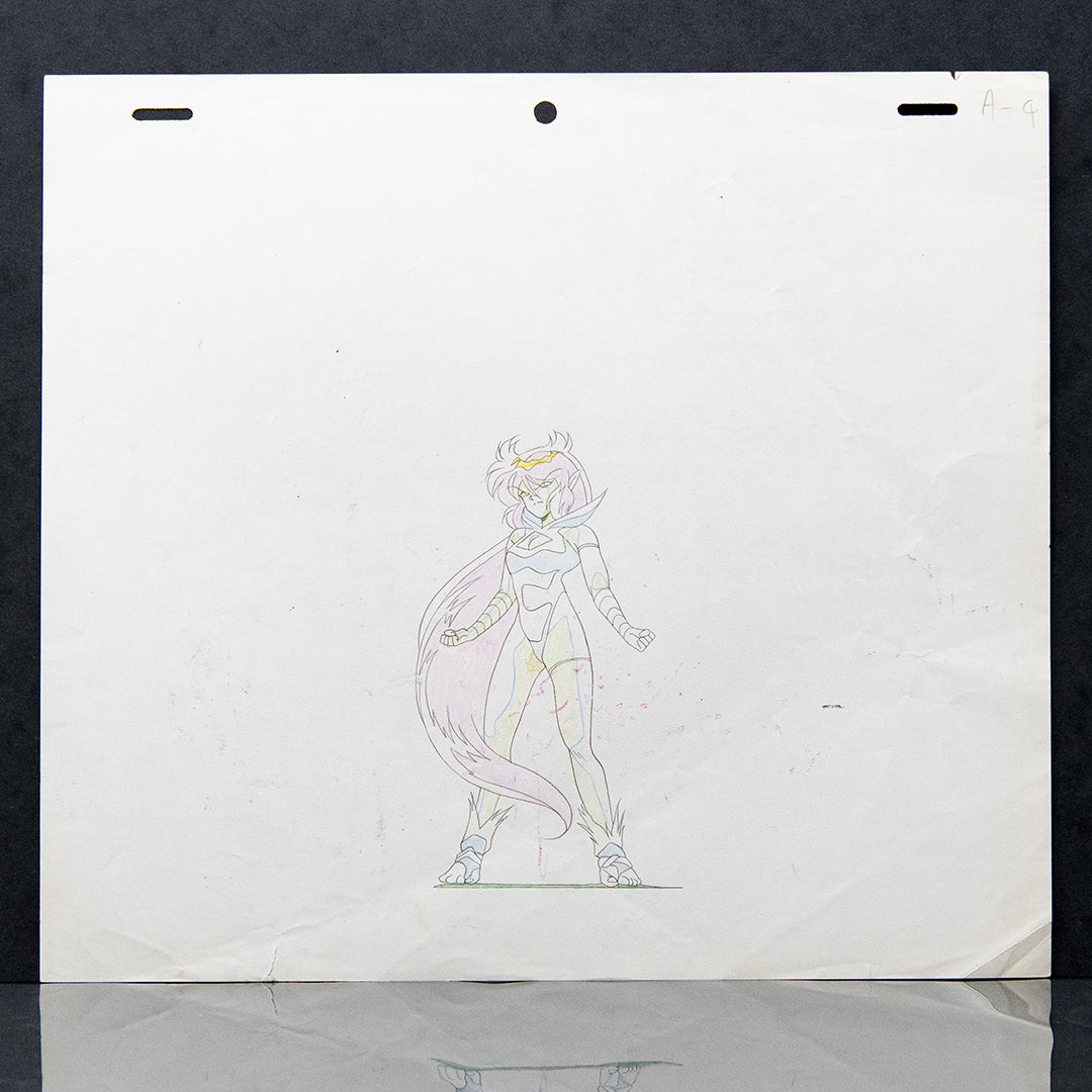 Demon Hunter Makaryūdo – Yama Rikudou – original animation production artwork – detail 3