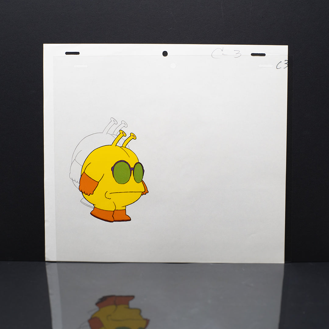 Dr. Slump – King Nikochan’s Servant – original animation production artwork – detail 2