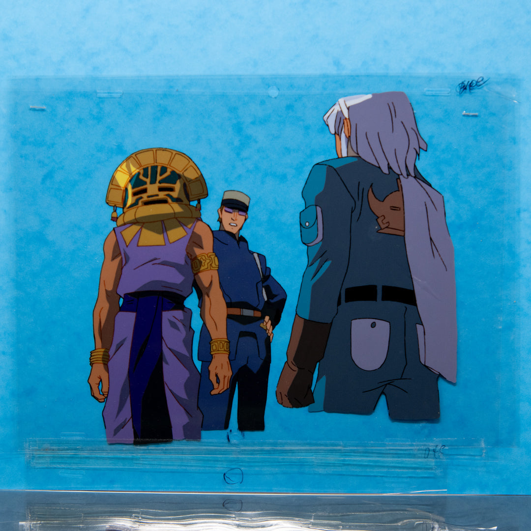 Turn A Gundam – Original Production Cel + 2 Dougas – original animation production artwork – detail 2